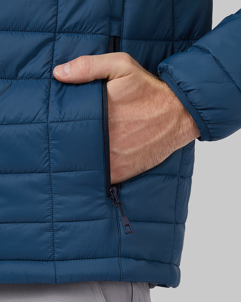 Lightweight Mixed-Media Quilted Jacket