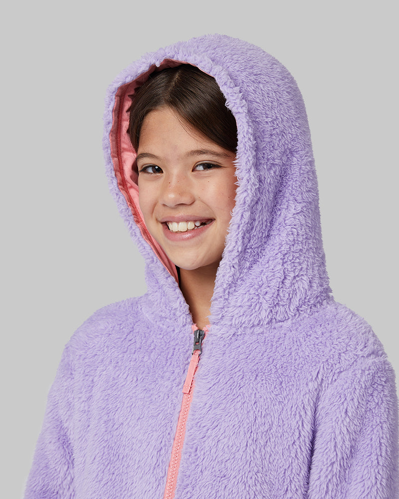 Pretty Girl Soft on sale Full Zip Hoodie- Purple Glitter