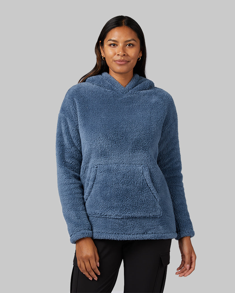 Women s Soft Sherpa Pullover Hoodie