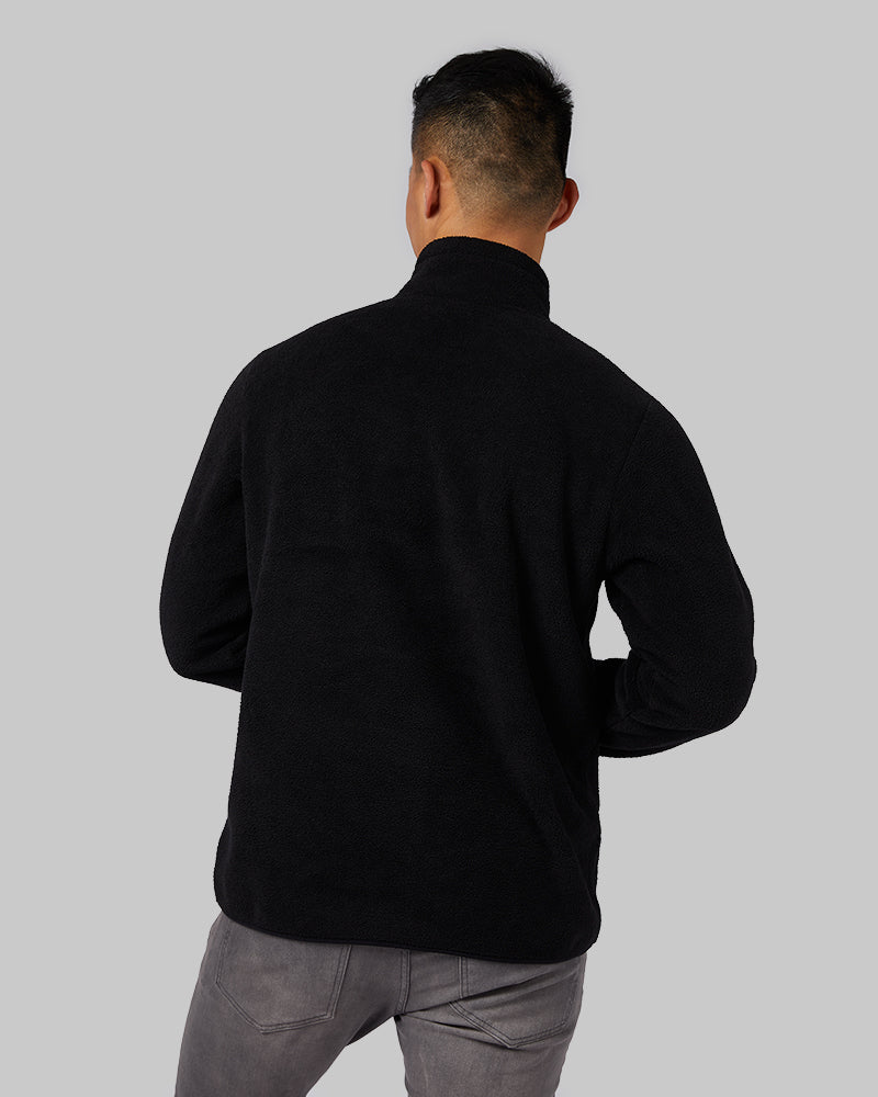 Men's Thermal Fleece Quarter Zip Pullover Top