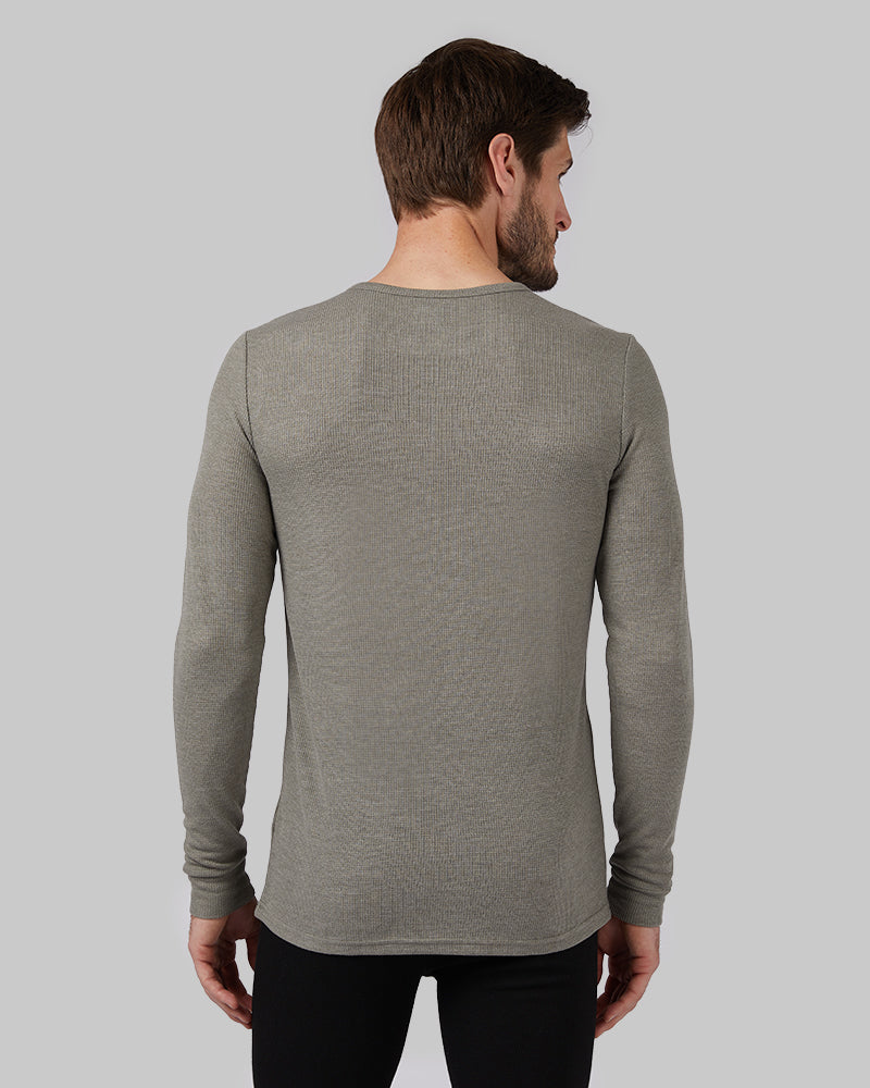 Men's Midweight Waffle Baselayer Crew Top