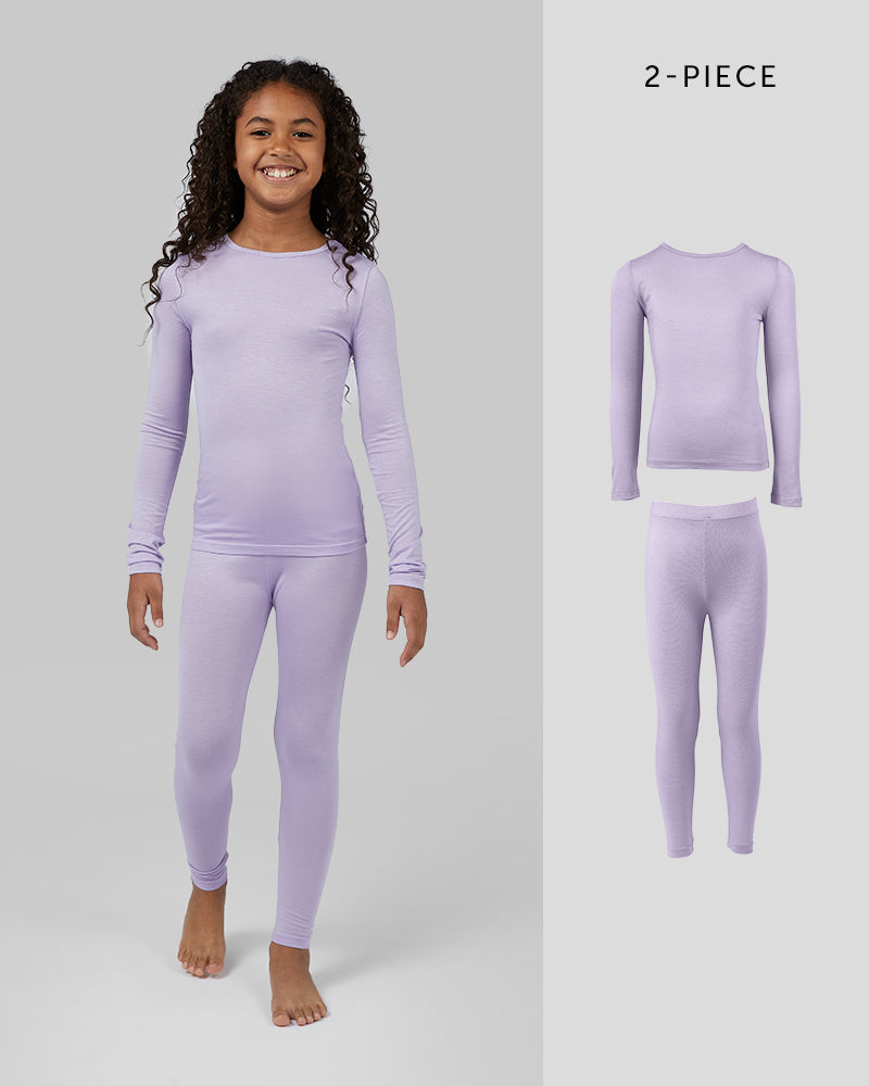 Unisex Kids 2pc Lightweight Baselayer Set