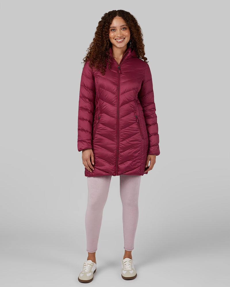 Weatherproof 32 Degrees Heat packable down fill puffer purchases jacket XS coral coat pink