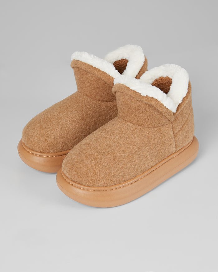 32 Degrees Tan_Women's Fleece-Lined slipper Boots {bottom}{right}