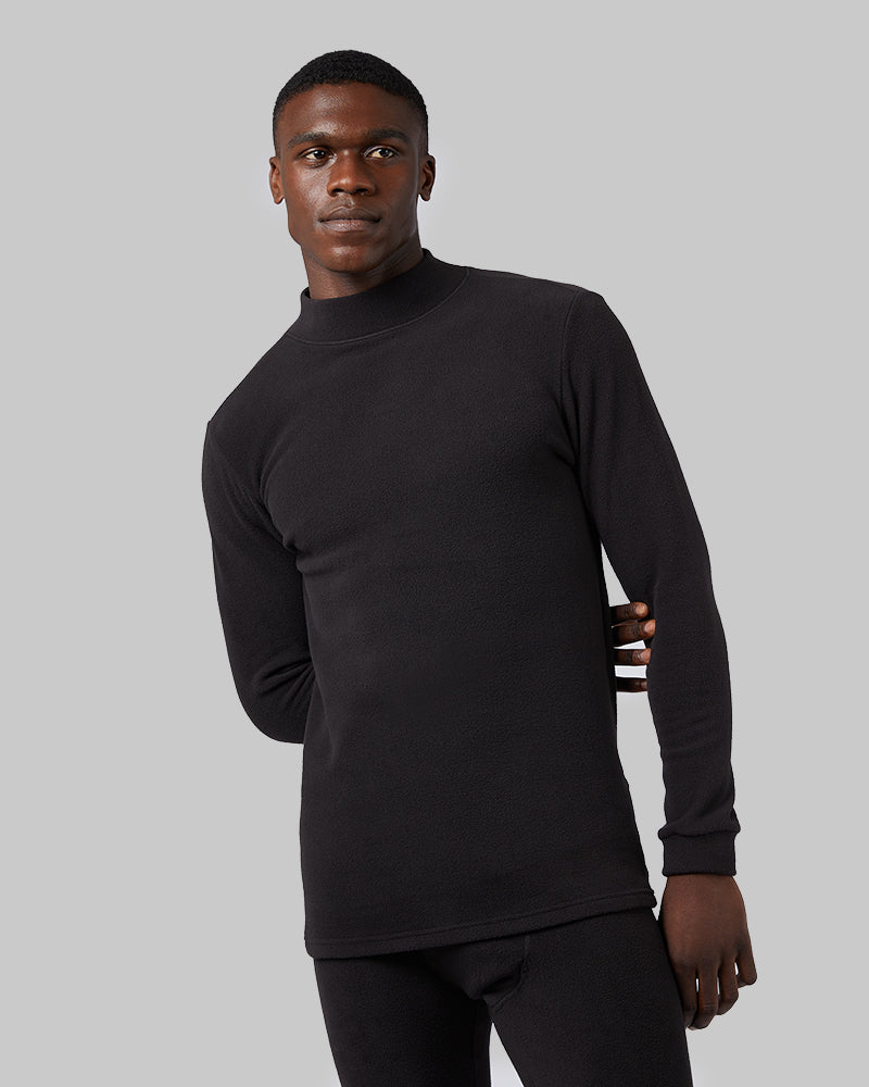 Men s Heavyweight Fleece Baselayer Mock Top