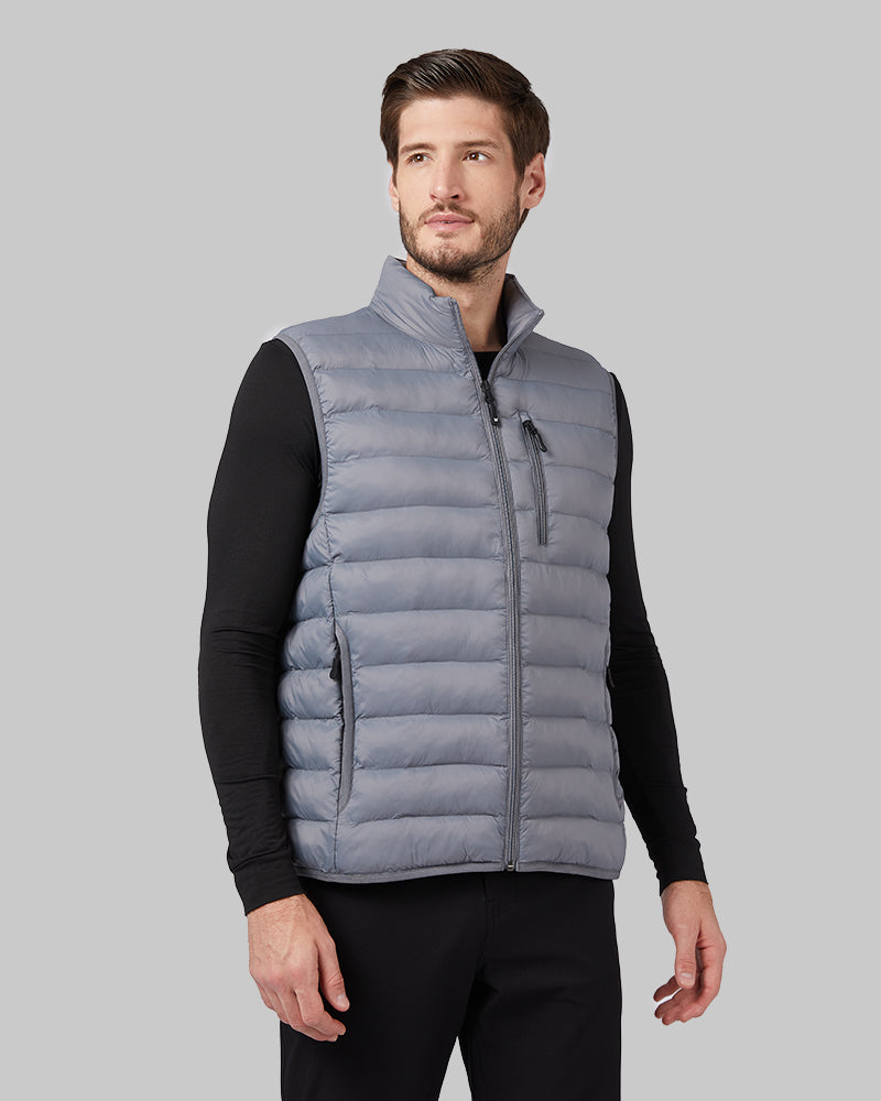 Men s Lightweight Recycled Poly Fill Packable Vest