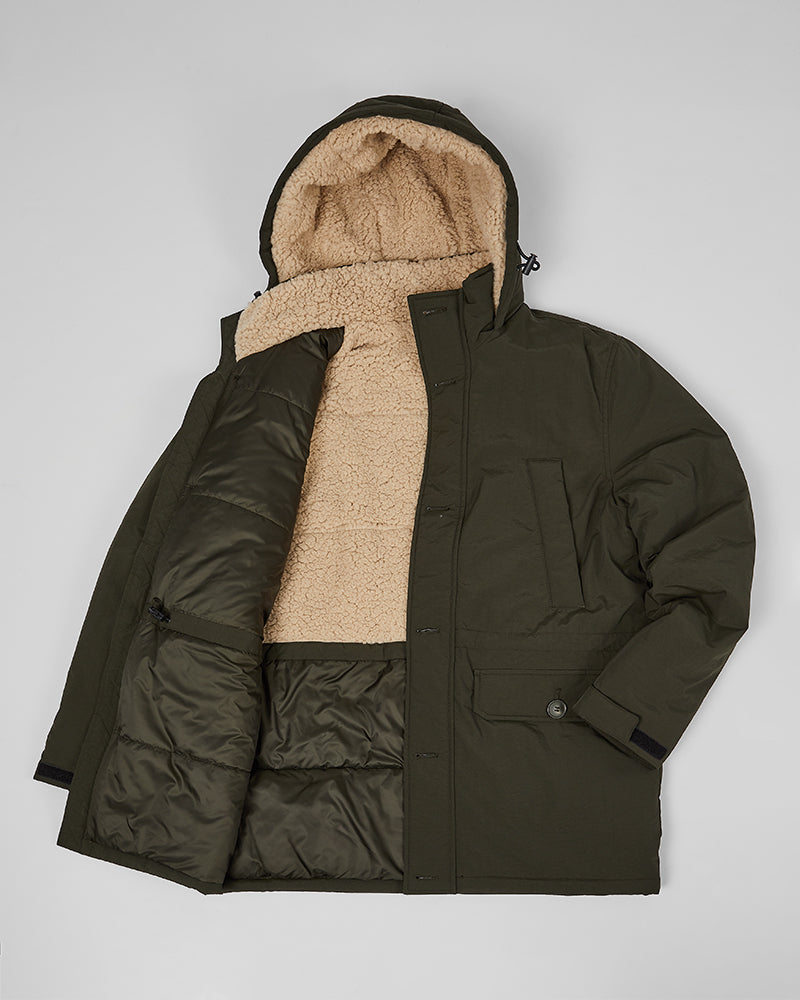 Men s Commuter Tech Sherpa Lined Parka