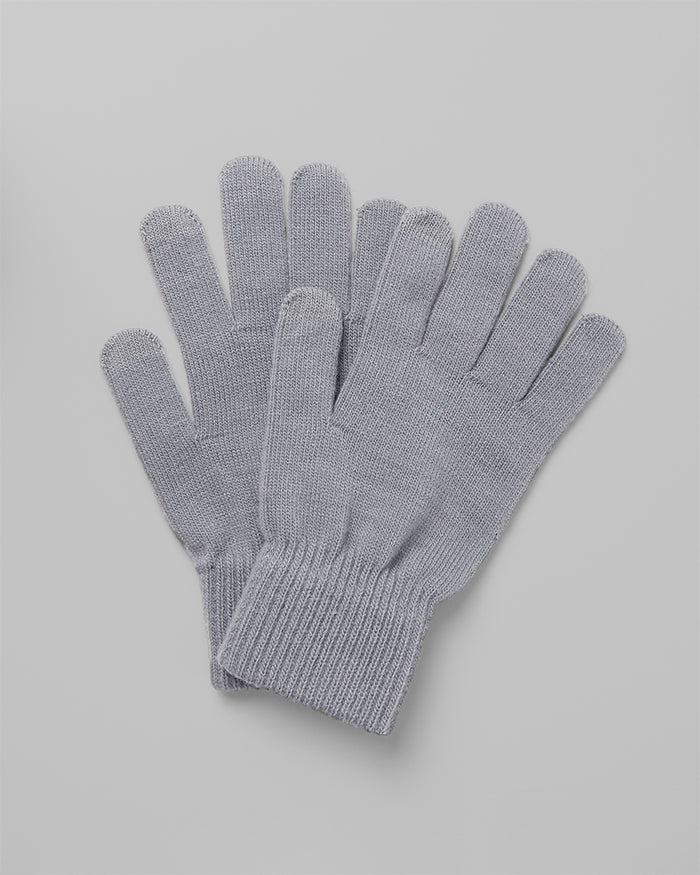 32 Degrees Chelsea Grey_Basic Knit Gloves {bottom}{right}