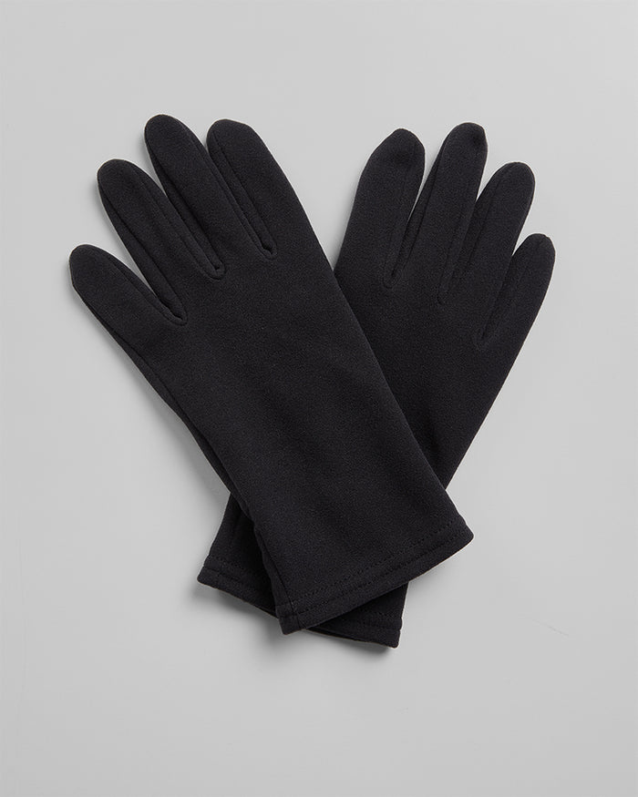 32 Degrees Black_Heat Fleece Gloves {bottom}{right}