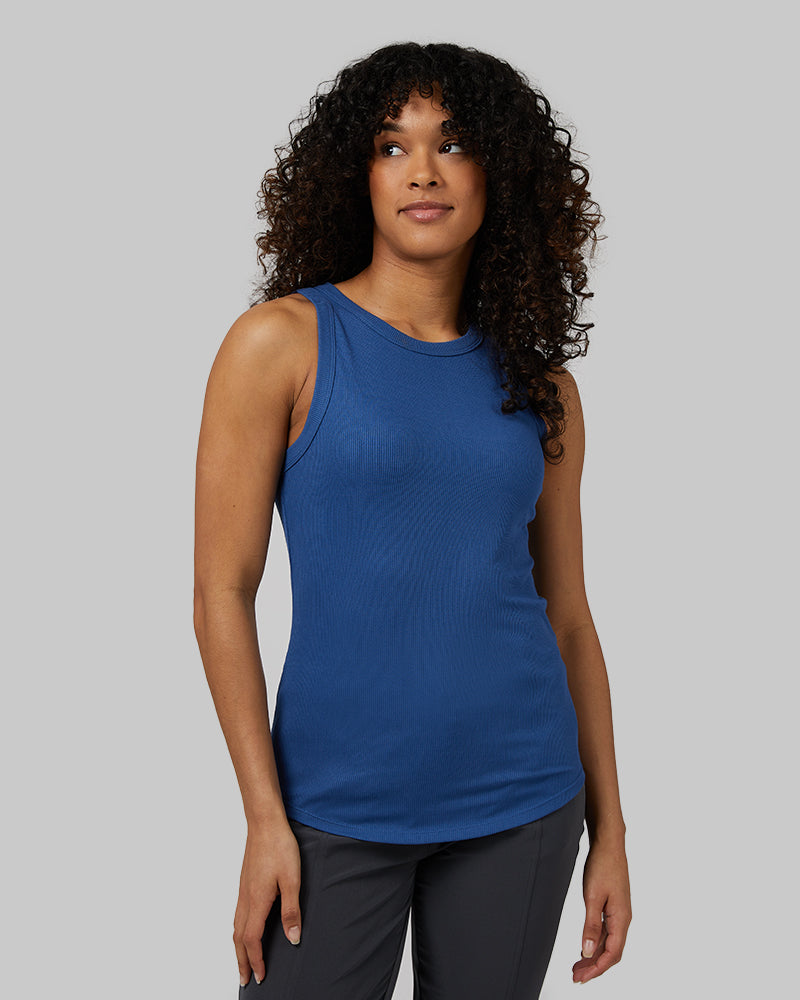 32 Degrees Women's Soft Rib High Neck Tank (4 Colors)