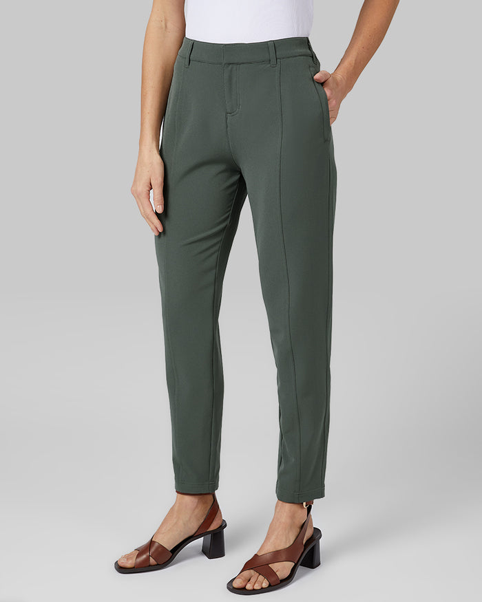 32 Degrees Urban Chic _ Women's Casual Work Pant {model: Shaina is 5'10"and wearing size 4}{bottom}{right} {bottom}{right}