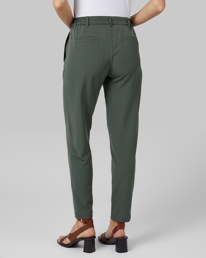 32 Degrees Urban Chic _ Women's Casual Work Pant {model: Shaina is 5'10"and wearing size 4}{bottom}{right} {bottom}{right}