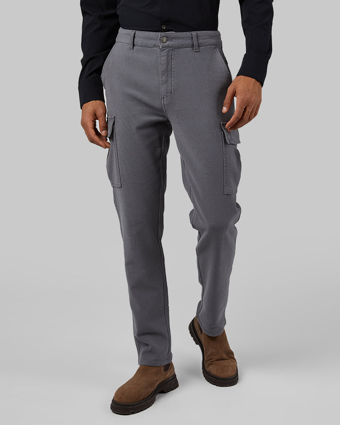 32 Degrees Turbulence _ Men's stretch Comfort “sweatpant” Cargo Pant {model: Selim is 6'2", wearing size M}{bottom}{right} {bottom}{right}