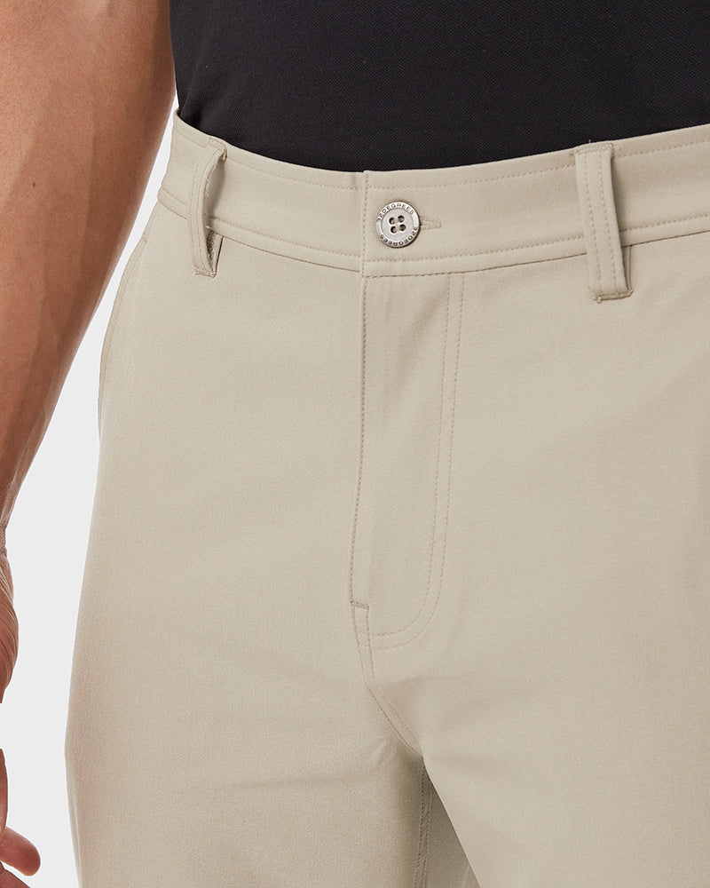 32 Degrees Cool Men's Tweed 5-Pocket Soft Stretch Pants, TAN, 38 X 34